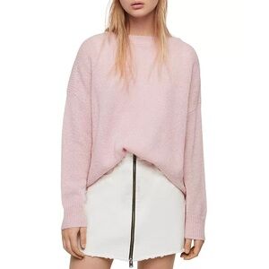 All Saints - Aris Wool and Alpaca-blend Jumper (Sweater) - Baby Pink